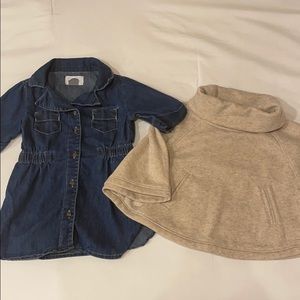 X2 winter tops girl 12-18 month bundle